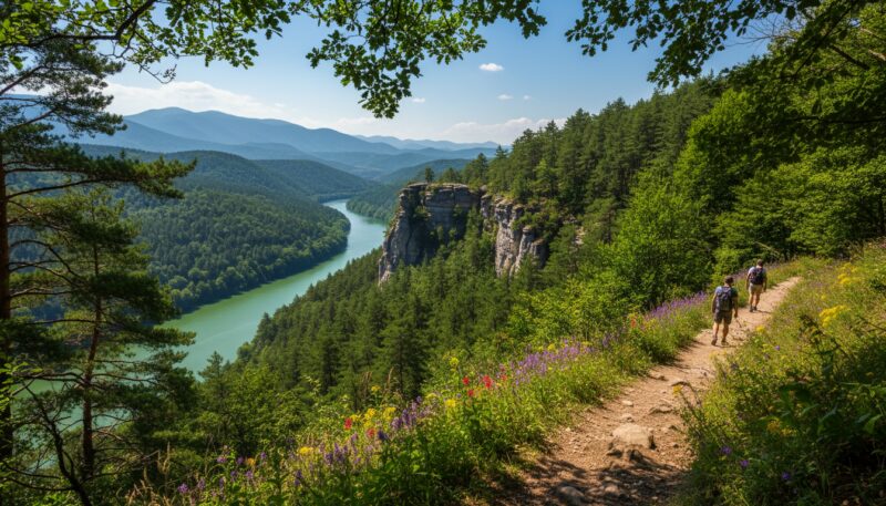 Tara Banjska stena staza i put do vidikovca Tara Banjska stena staza i put do vidikovca